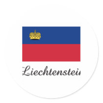 Liechtenstein Flag Design stickers