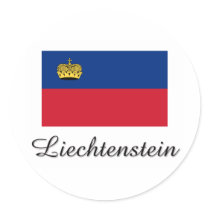 Liechtenstein Flag Design stickers