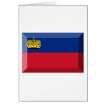 Liechtenstein Flag Jewel Greeting Card