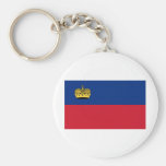 Liechtenstein Flag Key Chain