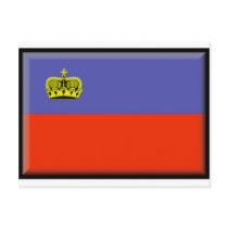 Liechtenstein Flag postcards