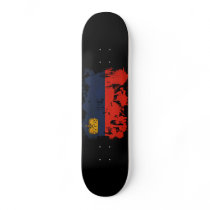Liechtenstein Flag Skate Board Decks