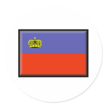 Liechtenstein Flag stickers