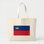 Liechtenstein flag tote bag