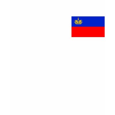 Liechtenstein Flag T Shirt by CulturalPerspective3