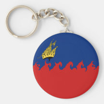 Liechtenstein Gnarly Flag Keychains