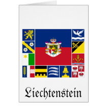 Liechtenstein & its Gemeinde Flags cards