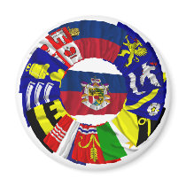 Liechtenstein & its Gemeinde Flags magnets