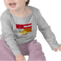 Liège Flag with Name (French) t-shirts
