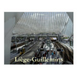 Liège-Guillemins railway station Postcard