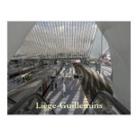 Liège-Guillemins railway station Postcard