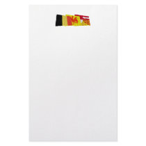 Liège Waving Flags Trio (Walloon) Stationery