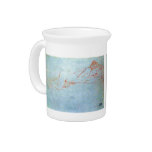 Liegender female nude by Gustav Klimt Drink Pitchers