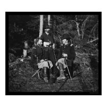 Lieutenants Custer, Bowen and Jones 1862 posters