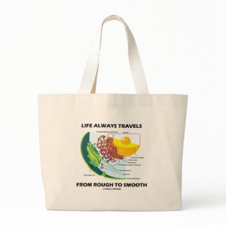 Life Always Travels From Rough To Smooth bag