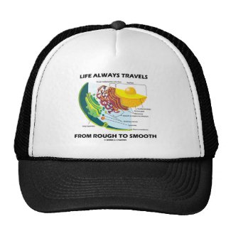 Life Always Travels From Rough To Smooth Mesh Hat