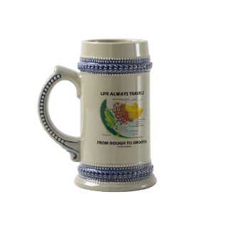 Life Always Travels From Rough To Smooth mug