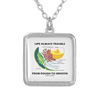 Life Always Travels From Rough To Smooth Pendant