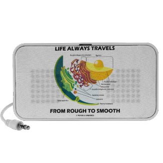 Life Always Travels From Rough To Smooth iPhone Speakers
