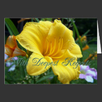Life and Death - With Deepest Regrets cards