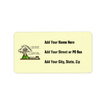 Life and Tequila Humor Personalized Address Label