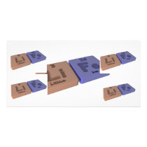 Life as Li Lithium and Fe Iron Photo Card