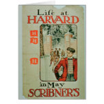 'Life at Harvard', poster advertising the May edit Greeting Card