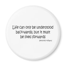 Life Backwards quote magnets by quoted Life Backwards quote magnets