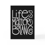 Life Balance White Card