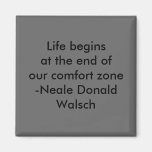 Life Begins Refrigerator Magnet