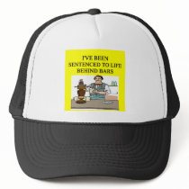 life behind bars drinking beer joke mesh hats