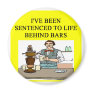 life behind bars drinking beer joke refrigerator magnets