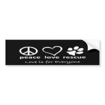 LIFE bumper sticker