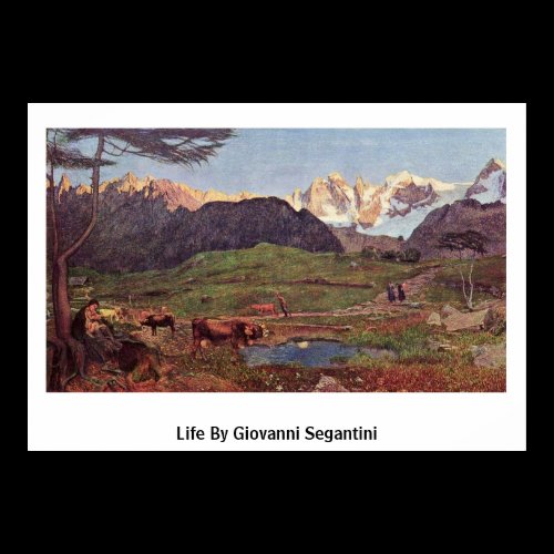 Life By Giovanni Segantini Poster