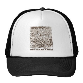 Life Can Be A Mess (Wonderland Looking Glass) Mesh Hats