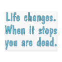 Life Changes postcards