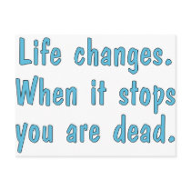 Life Changes postcards by QuipsNQuotes Life Changes postcards