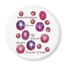 Life Eternal: The Blood Star Ruby magnets by twighlightmanor Life Eternal: The Blood Star Ruby magnets