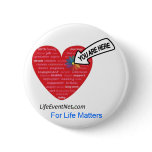 Life Event Heart Button