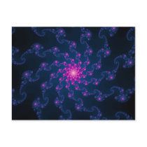Life Flower Fractal Art Post Card
