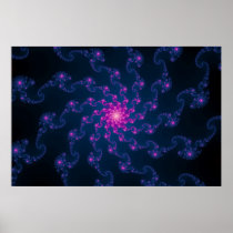 Life Flower Fractal Art Print