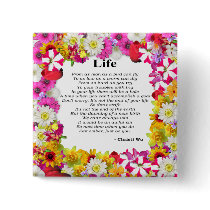 Life - Flower Frame buttons