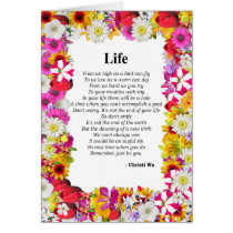 Life - Flower Frame cards