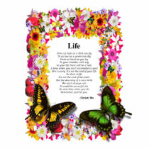 Life - Flower Garden 4X6 photo sculptures
