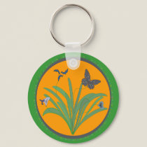 Life Flowers Keychain by templegreen Life Flowers Keychain