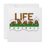 Life Football T-shirts and Gifts Personalized Announcement