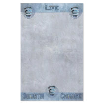 Life Growth Change Cosmic Spiral Stationery Design
