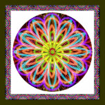 Life Healing Purple Star : Meditation Chakra posters