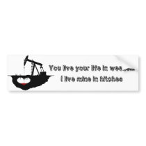 Life in hitches bumper stickers