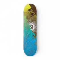 "LIFE IN STEREO" SKATE BOARD